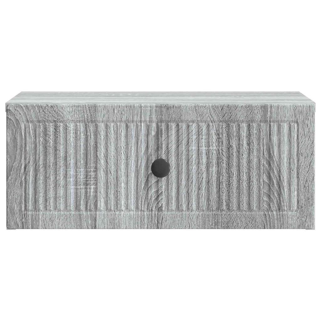 Nightstand Grey Sonoma 49 x 34.5 x 20 cm Engineered Wood