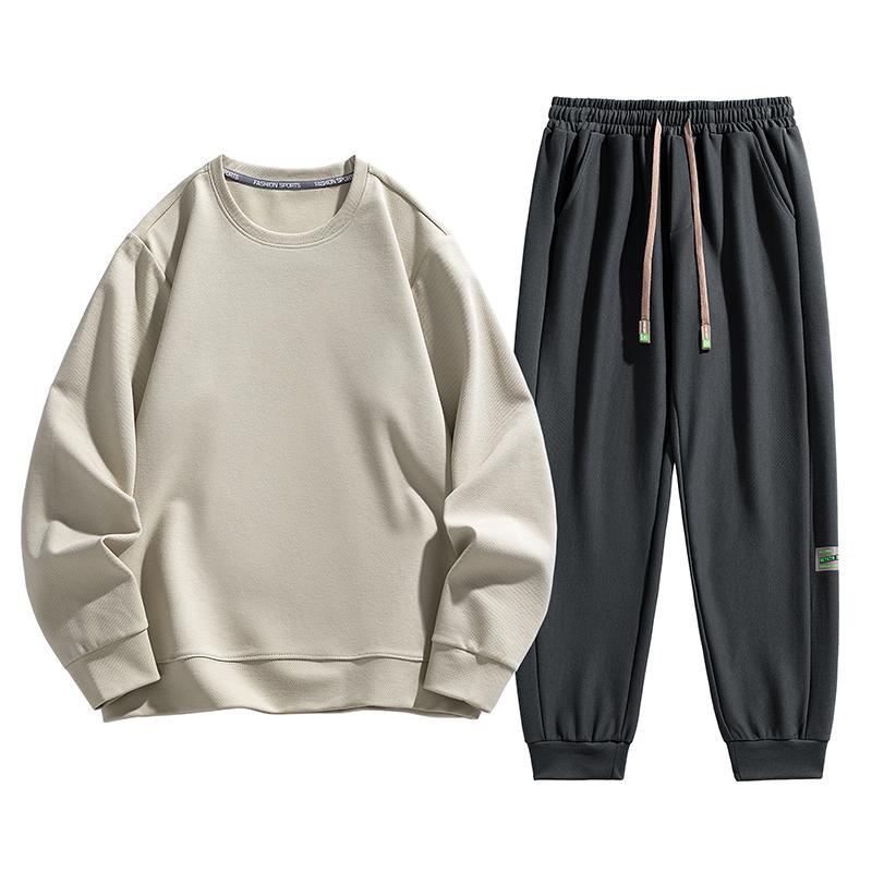 Herbst Pullover Rundhals Lässig Mode Pullover Set Zweiteilig Langes Set