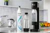 Dafi PushAir Wasser-Saturator 2x Flasche 0,7 L CO2-Kartuschen-Set schwarz