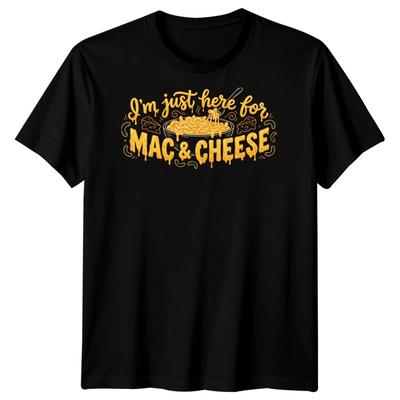 Im Just Here For Mac & Cheese Food Mens T-Shirt
