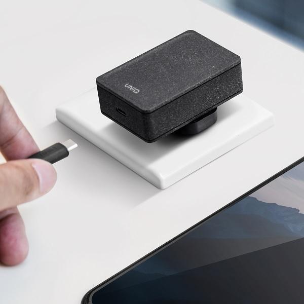 Ładowarka sieciowa 18W UNIQ Power Delivery USB-C Czarna