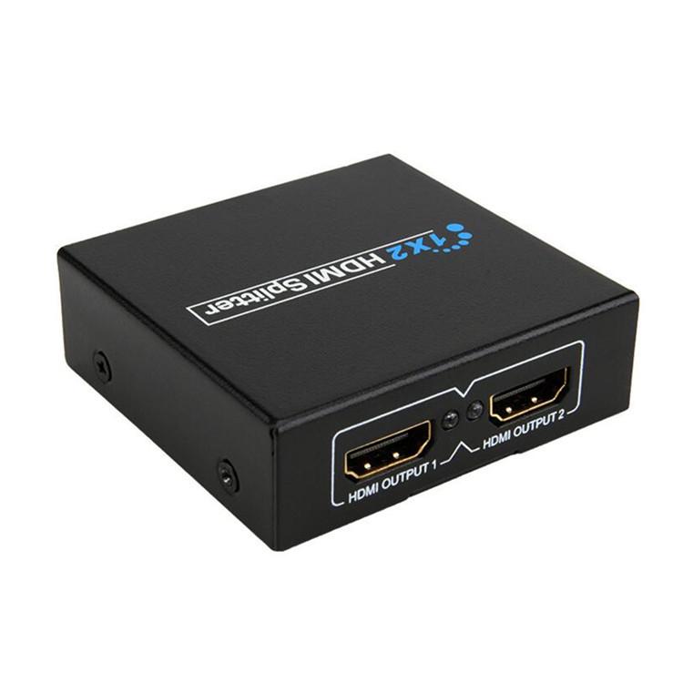 4K HDMI Splitter: 1 Input, 2 Outputs for High-Definition