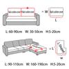 Waterproof Sofa Seat Cushion Cover Jacquard Sofa Cover For Living Room Furniture Protector L Shape Corner Armchair Couch Covers