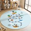 Runder Tiermodularer Teppich Kinderzimmer Lesen Neue Teppiche Schlafzimmer Nachttisch Sofa Couchtisch Wasserdicht Rutschfester Teppich