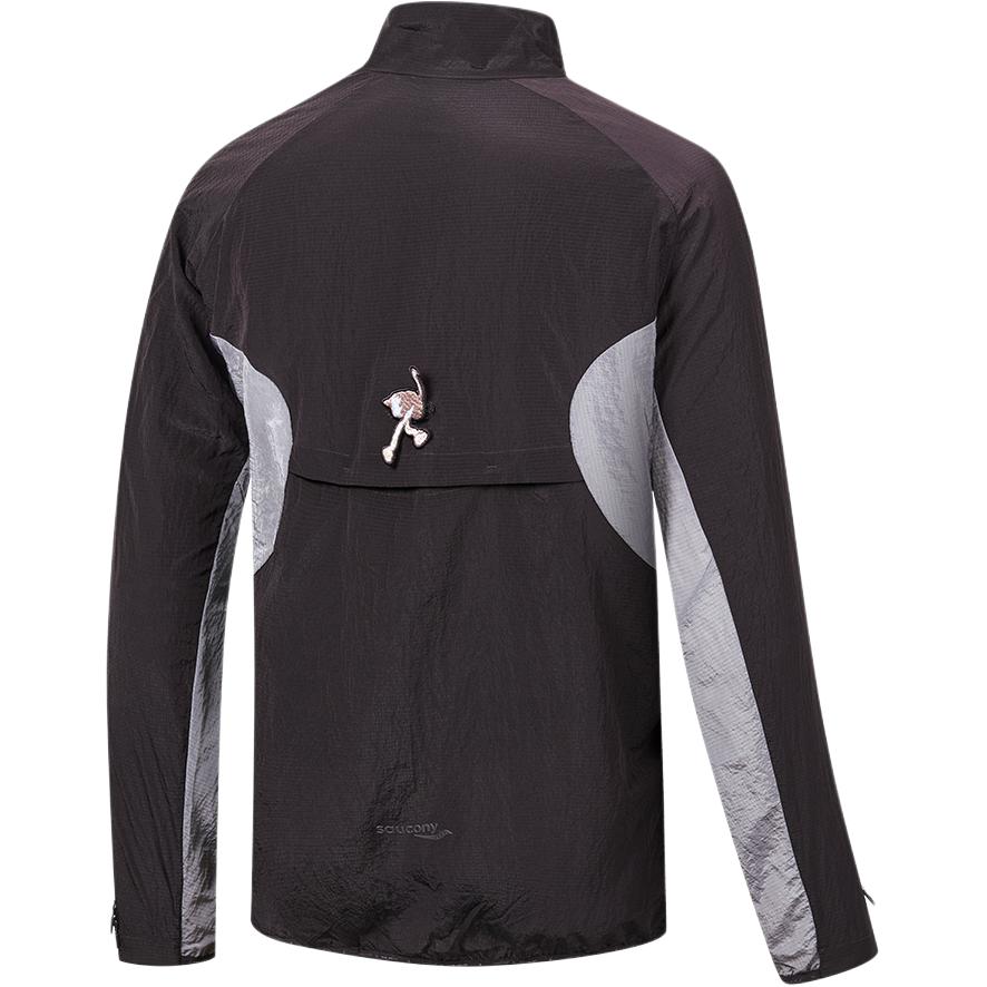 Saucony Nathan Bell Series Running Training Series Stand Collar Fashion Soft Versatile Long Sleeve Jacket Unisex Jacket Crimson SA2259WJ42C-CO086