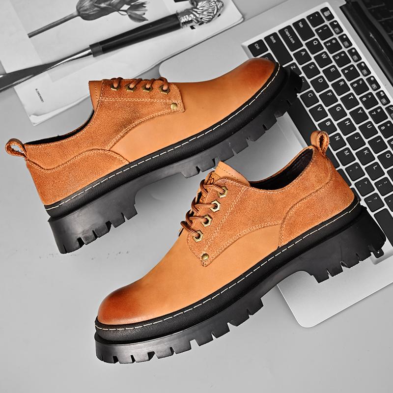 Genuine leather men's shoes Hot selling retro classic styles Party and business offices Luxury quality suit shoes