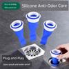 Anti-Odor Silicone Drain Pad Core for Bathroom, Silicone Core for Toilet Drain Deodorization, Balcony Plug