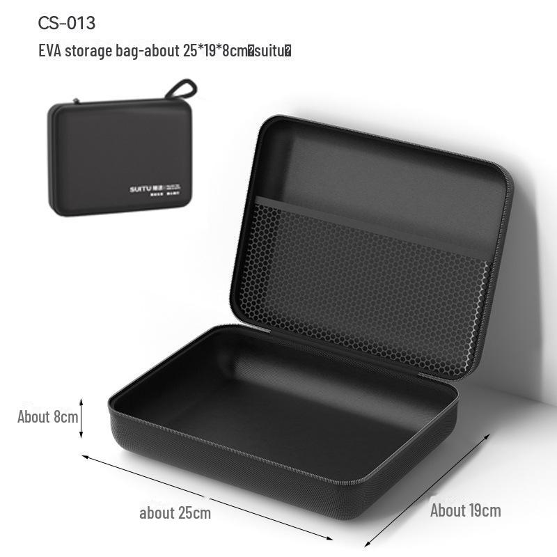 

Беспроводной автомобильный пылесос и воздушный насос в жестком чехле для хранения 25*19*8cm, ST-6671 чёрный