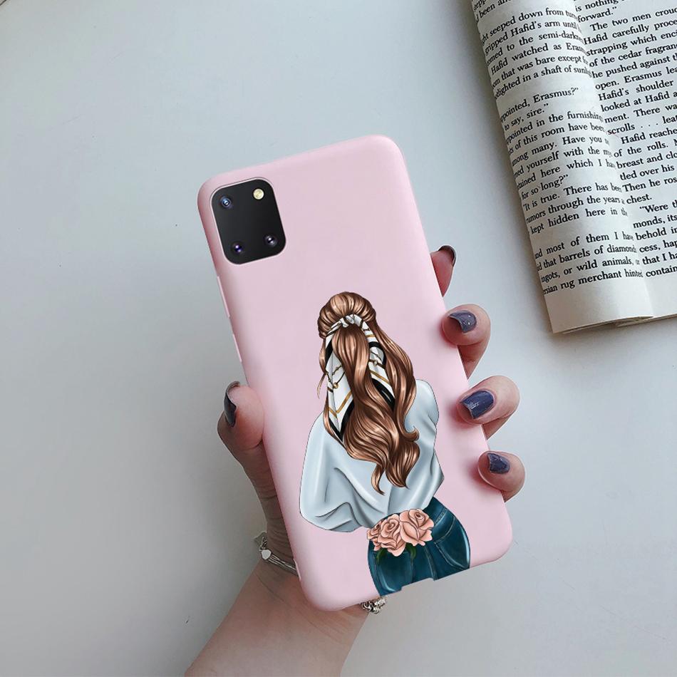 For Samsung Galaxy Note 10 Lite Phone Cover Cute Sweet Girls Patterned Silicone Soft Case For Samsung Note10 Lite S10 Lite Case