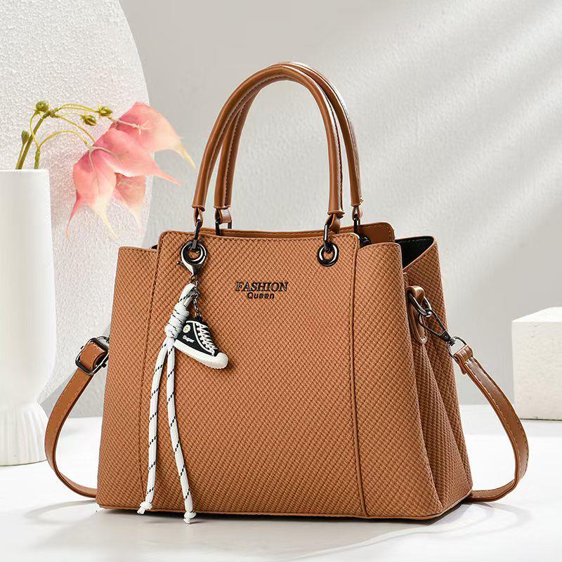 Luxury Women's Large Capacity Textured Crossbody Handbag 2025 - Elegant Style for the Modern Mom