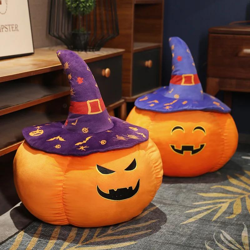 Halloween Pumpkin Doll Cartoon Kawaii Plush Toy 20CM Demon Plant Soft Stuffed MINI Pillow Home Party Decor Gifts for Kids Boys