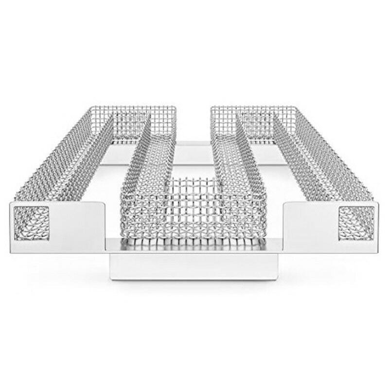 Premium Stainless Steel Round Smoker Tray For Charcoal Barbecue With Versatile Functions