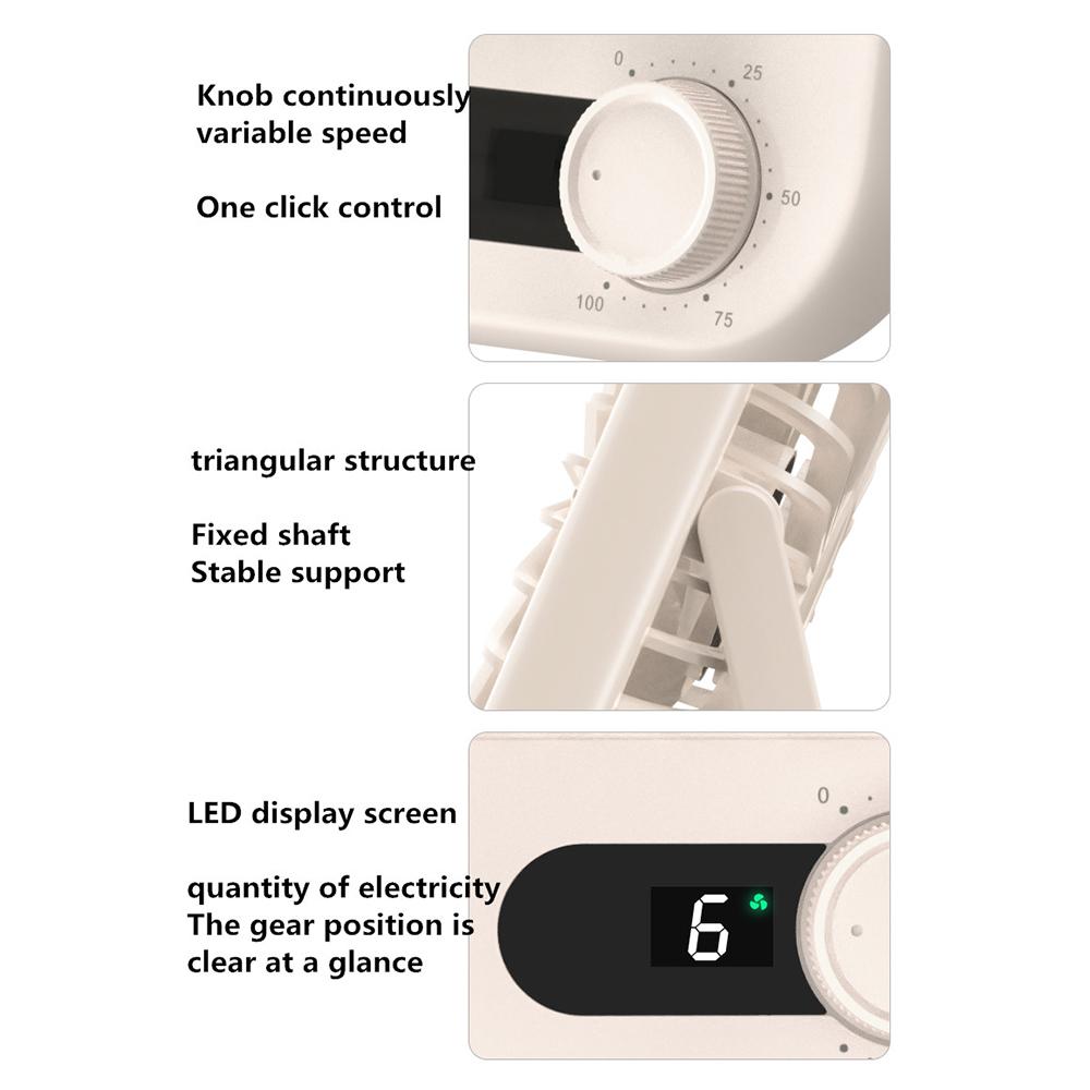 SK-101 USB Powered Silent Fan 100 Wind Speeds Mini Summer Desktop Fan Cooler (CE,FCC Certified)
