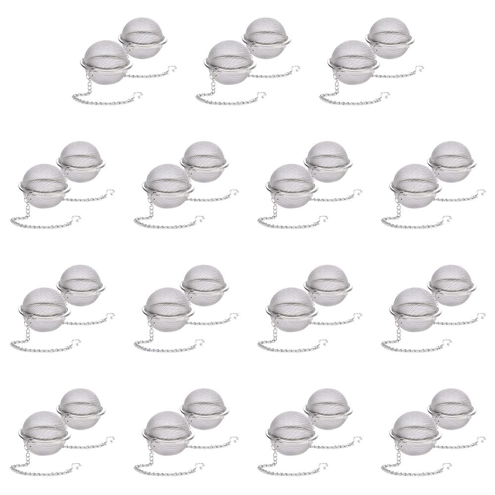 

A# 2pcs Stainless Steel Tea Ball Loose Leaf Tea Strainer Infusers 2.3 inch