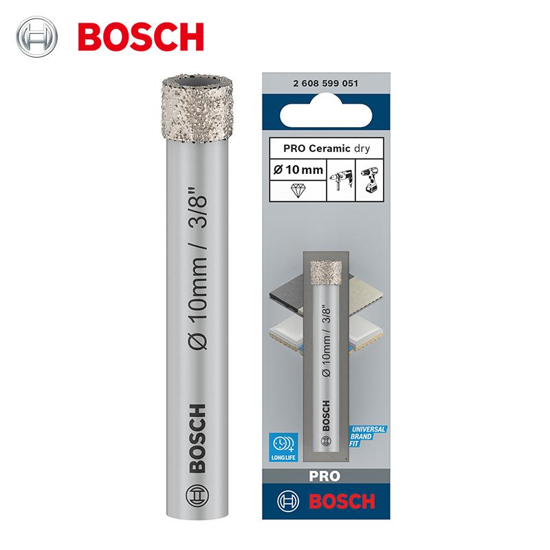 Bosch Professional Series Brazed Diamond Tile Dry Drill Bit with Cooling Wax Ceramic drill bits