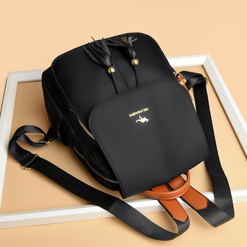 Fashion Bagpack Women High Quality Nylon Backpacks Female Big Travel Back Pack Large School Bags for Teenage Girls Shoulder Bag