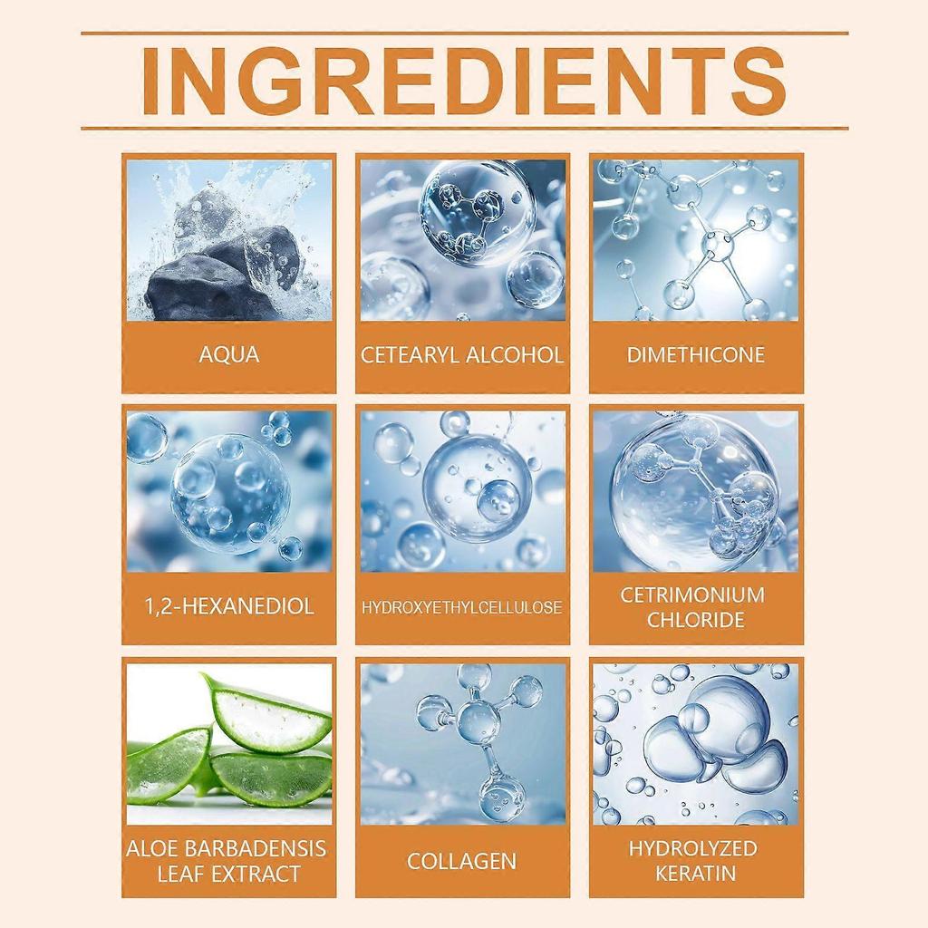 AMZ Keratin Moisturizing Hair Mask Hydrates, Moisturizes, Makes The Hair Smooth, Shiny And Fluffy, And Cares For The Hair. Hair Moisturizing And Nouri