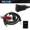 Toyota A Type USB Input Port & HDMI Input Port Switch Hole Panel Smartphone