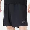 Under Armour Logo Print Breathable Knitted Short Sleeve T-Shirt Basketball Training Shorts Casual Sports Set Men sets 21500531-100+21500201-001