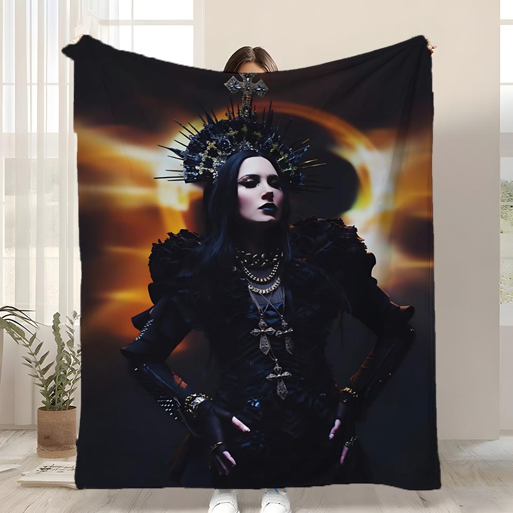 

Singer Dorothy Martin Throw Kid-Friendly Flannel Throw Blanket Soft Warm Anti-Static Washable All Season 75x90cm