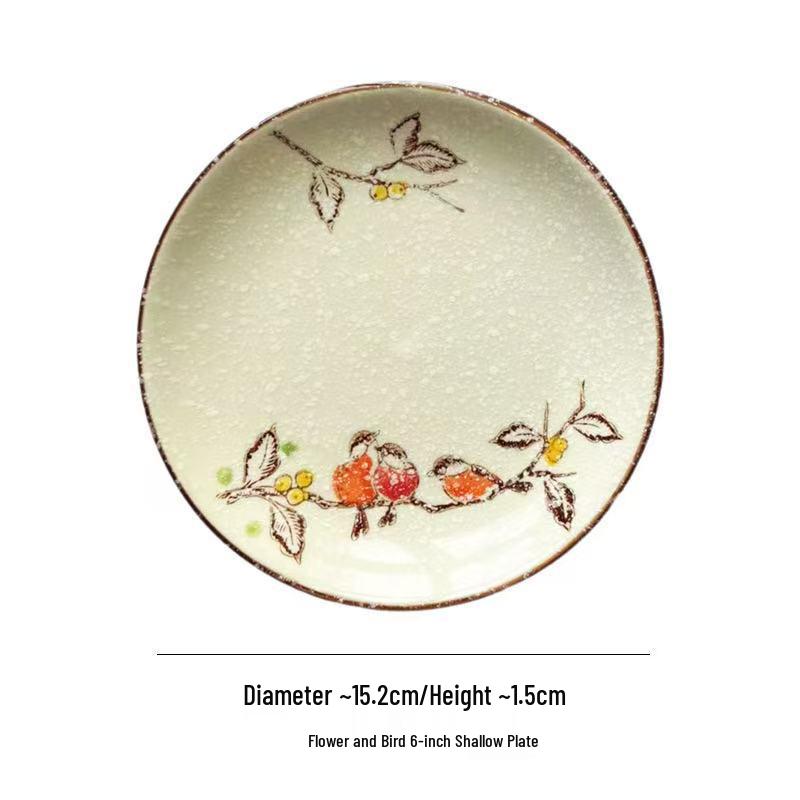 6-Zoll Chinesische Keramik Knochenschale für Obst, Gebäck oder Speisereste