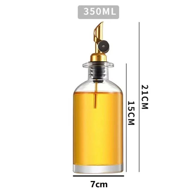 1PC Glass Olive Oil Dispenser Bottle Seasoning Bottle Vinegar Bottle Condiment Container Kitchen Stuff Kitchen Gadgets Supplies