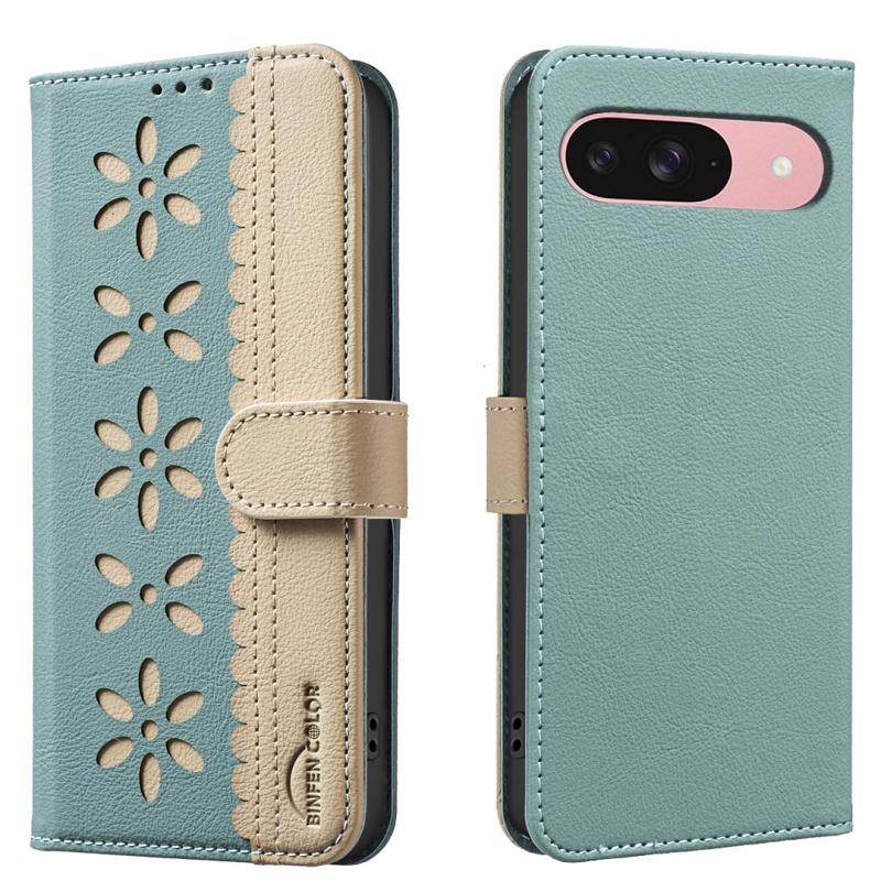 Colorful Flowers Wallet Card Holder Magnetic Leather Case for Google Pixel 9 Pro XL 8 8A Pixel9 Pixel8 Flip Purse Phone Cover
