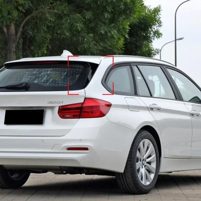 Splitter zadního okna Boční spoiler Canards Zástěry Samolepka Sada karoserie pro BMW řady 3 F31 Touring Wagon 2012-2018 Autodoplňky