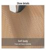 Women's 2025 Retro Large Capacity Woven Shoulder Tote Bag - New Fashion, Commute Style.