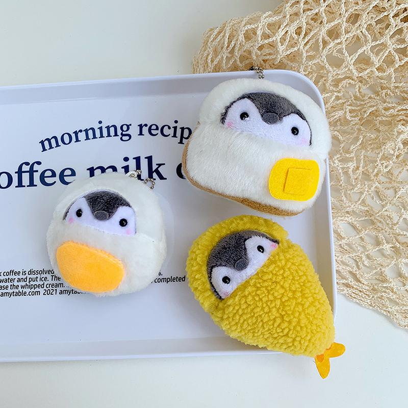 Cute Plush Mini Penguin Pendant Girl Backpack Pendant Birthday Gift Key Pendant