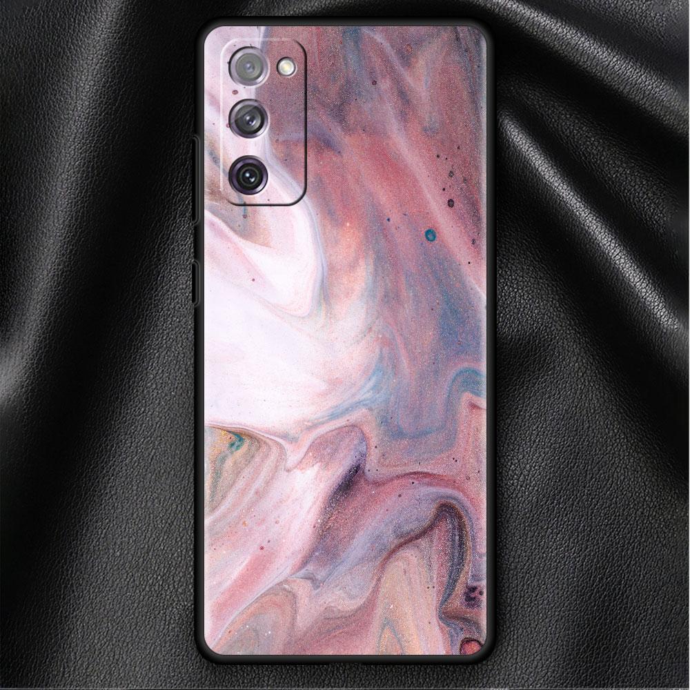 

Чехол для Samsung Galaxy S20 FE S22 Ultra S21 Plus Роскошный Мягкий Чехол для Телефона S10 S9 S8 S10e S7 Силиконовый Funda Мраморное Искусство Эстетика Samsung S7