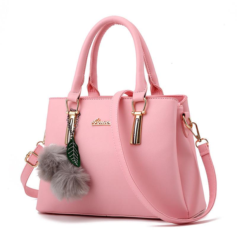 Handbag New Fashion Big Bag Korean Version One Shoulder Casual Crossbody Four Seasons Women's Bag