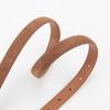 Korean Version of Retro Suede Matte Leather Women's Belt Versatile Ins Style Alloy Jeans Decorative Women's Slender Belt