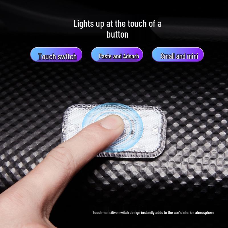 LED Wireless Rechargeable Car Atmosphere Touch Sensor Light