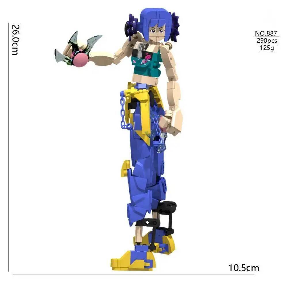 K Pop Dämonenjäger Blöcke Kpop Dämonenjäger Blöcke Spielzeug Huntrix Bausteine Derpys Tiger Rumi Zoey Mira Sussy Goods Merch