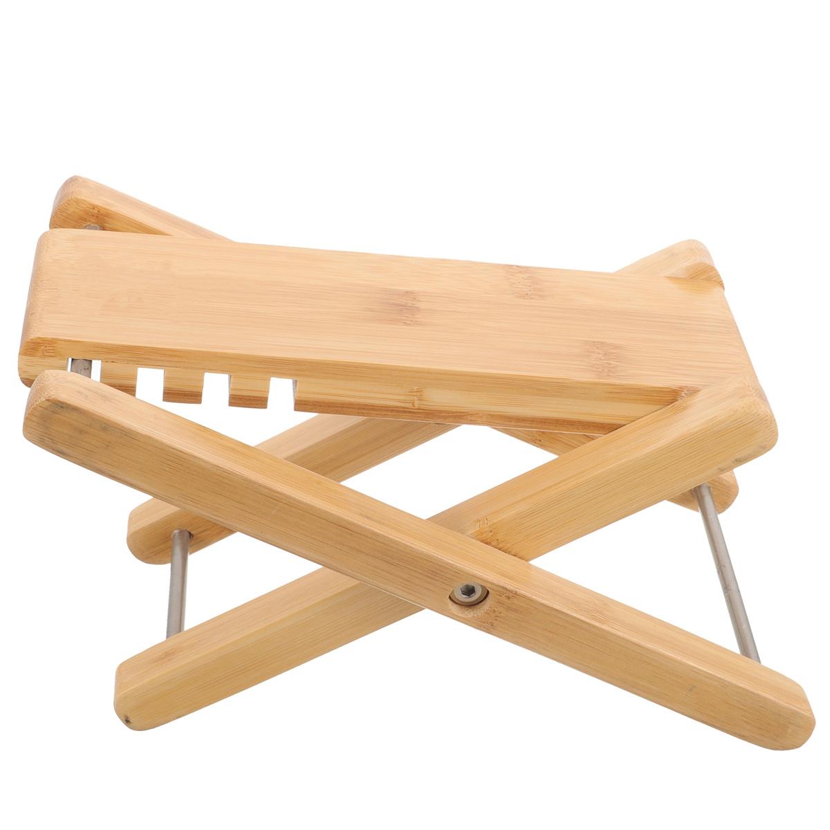 

Miwayer Guitar Footstool Solid Wood Guitar Footrest Support Utility With Adjustable Height Non-Slip Pads Guitar Neck Rest Foot S світло-жовтого кольору