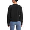 Under Armour Meridian Cold Weather Solid Color Crew Neck Sports Sweatshirt Women Sweatshirt Black 1379880-001