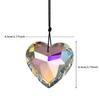 Crystal Hanging Decoration Ab Colorful Crystal Heart Suncatcher Rainbow Maker Decoration Multicolored Crystal Window Pendant