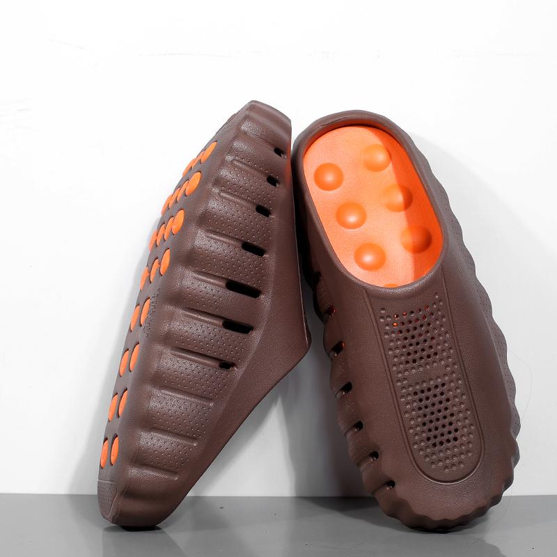 Yaz Erkek Sandalet Plaj Terlik Moda Açık Terlik Rahat Plaj Su Sporları Ayakkabı Nefes Hollow Flip Flop Ucuz Erkek Aqua Sneaker