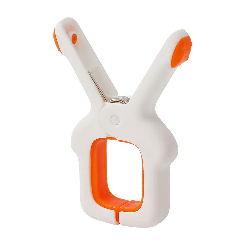 

Прищепки для сушки на солнце Сильные ветрозащитные прищепки для одеяла Фиксированные прищепки Нескользящие Мягкие резиновые Бесследные прищепки для одеяла оранжевый/белый