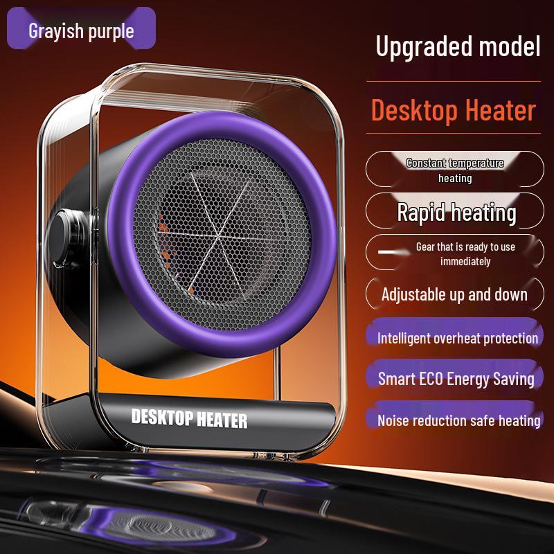 « Chauffage électrique de bureau compact et chauffe-pieds – Normes UE/États-Unis »