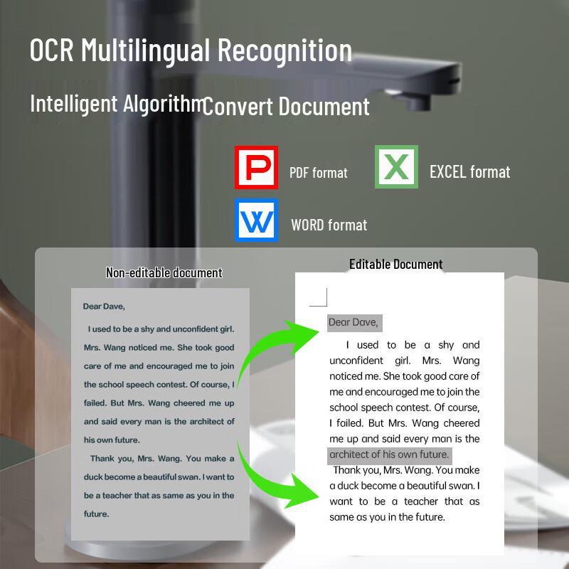 Deli 26MP A3 Document Camera with AI & Laser Focus