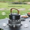 Minna Outdoor Aluminum Alloy Kettle with Wooden Handle