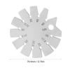 Bevel Angle Gauge Stainless Steel Oblique Edges Protractor for Knife Blade Measuring 15-120 Degree Knife Bevel Gauge