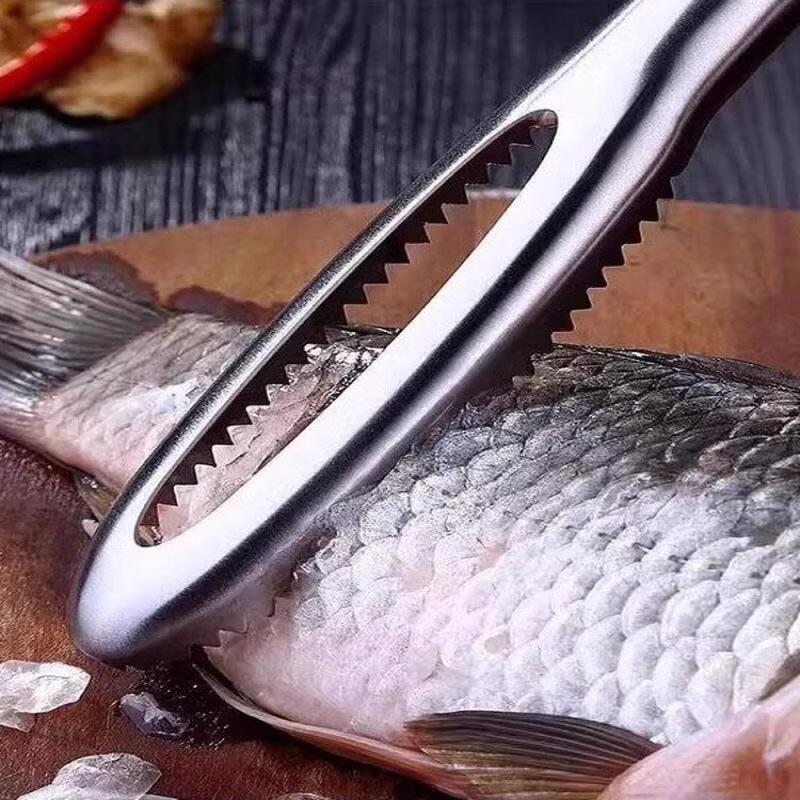 Fischschupper aus Edelstahl (2er-Pack)