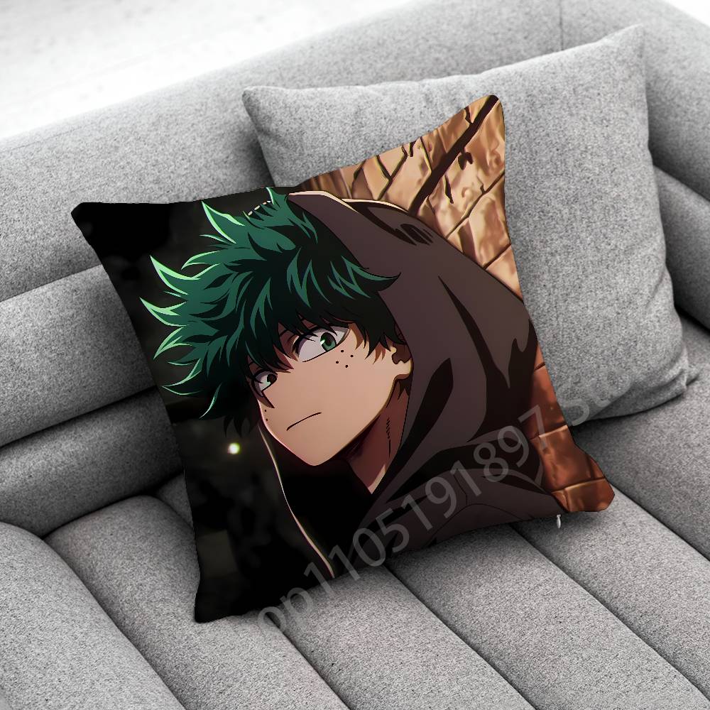 Ochaco Uraraka Katsuki Bakugo Izuku Midoriya A-Academia Throw Pillow Case For 40X40Cm 45X45Cm Square Office Pillowship Cover