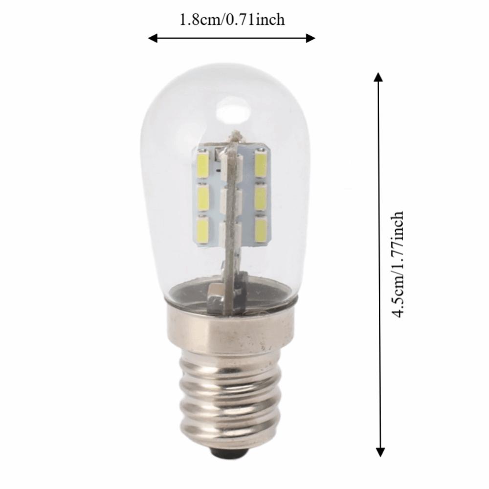 

5 Pack E12 Refrigerator Light Bulbs 220V Fridge Lamp Bulbs LED Night Light Bulbs Refrigerator Warm White 2700K