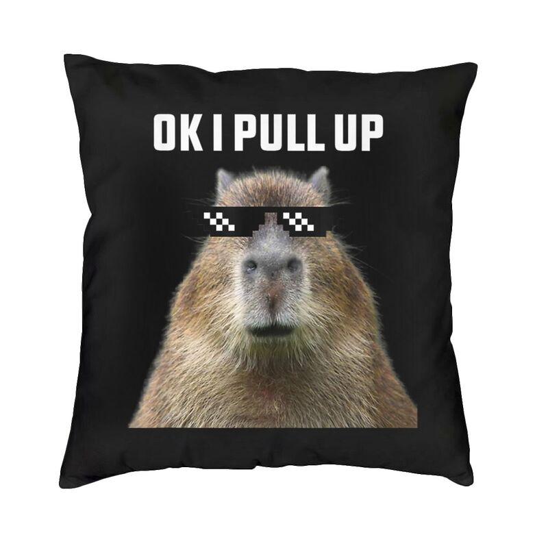 Animal Capybara Pillow Case 45x45cm Living Room Decoration Nordic Outdoor Cushions Square Pillowcase 30x30cm