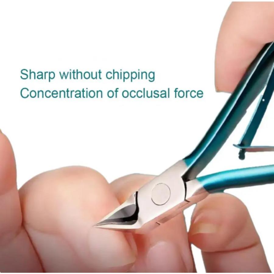 Nail Cutter Cuticle Nippers Profesional Ingrown Toenail Scissors Dead Skin Removal Stainless Steel Nail Clipper Pedicure Tool