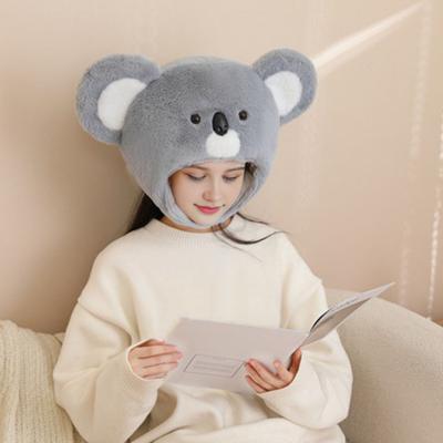 Čelenka klobouk Koala Měkká plyšová pokrývka hlavy na Halloweenskou párty Cosplay Foto rekvizity Roztomilý kostýmní doplněk Koala